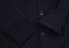 45RPM JAPAN. Navy Wool Long Sleeve Knit Shirt