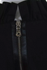 Dolce and Gabbana Italy. Black Cotton Zipped Pleated Drop Waist Dress