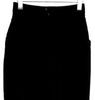 Thierry Mugler Paris.  Black Cotton Straight Leg Pants