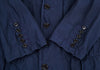 COMME des GARCONS COMME des GARCONS JAPAN. Navy Switching Cotton Coat