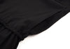 Yohji Yamamoto Japan. NOIR Black Drawstring Wool Sleeveless Dress