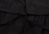 Yohji Yamamoto Japan. NOIR Black Drawstring Wool Sleeveless Dress