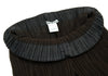 Issey Miyake Japan. Brown Faux Suede Pleats Pants