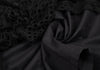 Yohji Yamamoto Japan. Y's Black Diamond Woven Layered Dress