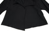 YOHJI YAMAMOTO JAPAN.   MICHIKO by Y's Black Rayon Side Opening Knit Button Top