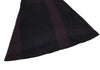 Yohji Yamamoto Japan. Y's Black Wool Nylon Checked Flare Dress