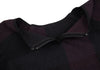 Yohji Yamamoto Japan. Y's Black Wool Nylon Checked Flare Dress