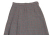 COMME des GARCONS Japan. Tricot. Grey Half Pleats Plaids Skirt