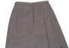 COMME des GARCONS Japan. Tricot. Grey Half Pleats Plaids Skirt