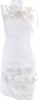 Dolce & Gabbana Italy. White/Beige Embroidered Floral Lace Sleeveless Pencil Dress