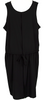 Yohji Yamamoto Japan. NOIR Black Drawstring Wool Sleeveless Dress