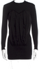 Acne Studios Sweden. Black Viscose Blend Mini Dress