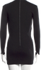 Acne Studios Sweden. Black Viscose Blend Mini Dress