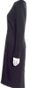 Acne Studios Sweden. Black Silk Long Sleeve Dress