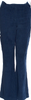 Acne Studios Sweden. Blue High Rise Wide Leg Flare Pants
