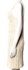 Acne Studios Sweden. Neutral Cream Color Cotton Knit Mini Dress