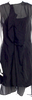 ACNE STUDIOS SWEDEN. Black Silk Knee Length Dress