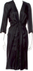 A DÉTACHER NY. Black Silk Knee-Length Dress