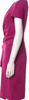 Alberta Ferretti  Italy. Dark Violet V-Neck Knee-Length Sheath Dress