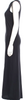 Ann Demeulemeester Belgium. Black Cotton Scoop Neck Long Dress