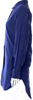 Ann Demeulemeester Belgium. Blue Silk/Cotton Blend Long Sleeve Tunic