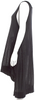Ann Demeulemeester Belgium. Black Cotton Blend Scoop Neck Mini Dress