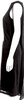 Ann Demeulemeester Belgium. Black Viscose Bateau Neckline Midi Length Dress