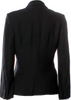 Ann Demeulemeester Belgium. Black Rayon/Wool Blend Blazer