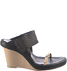 Ann Demeulemeester Belgium. Black Leather Slides  Size: 8.5 | IT 38.5