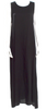 Ann Demeulemeester Belgium. Black Rayon Long Dress