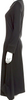 Ann Demeulemeester BELGIUM. Black Crew Neck Midi Length Dress