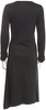 Ann Demeulemeester BELGIUM. Black Crew Neck Midi Length Dress