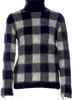 Balenciaga Paris. 2016 Collection Wool Blend Plaid Print Sweater/Top