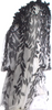 Blumarine Italy. Anna Molinari. Vintage Semi-Sheer  Printed V-Neck Blouse