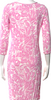 Blumarine Italy. By Anna Molinari. Pink Nylon Mini Dress