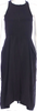 Celine Paris. Phoebe Philo. Black Silk Ruffle Embellishment Dress