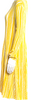 Calvin Klein NY. Designer: Raf Simons. 205W39NYC  Viscose Blend Striped Midi Length Dress