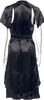 Calvin Klein 205W39NYC Raf Simons Collection. Black Viscose Blend Dress