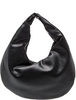 Calvin Klein/ Raf Simons 205W39NYC. Black Leather Top Handle Bag