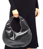 Calvin Klein/ Raf Simons 205W39NYC. Black Leather Top Handle Bag