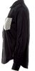 Comme des Garcons Japan. Black Button Up Top/Blouse with Contrast Accent Pocket