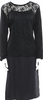 Comme des Garçons Japan. Robe de Chambre Vintage 1993 Black Rayon Overlay Top