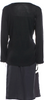 Comme des Garçons Japan. Robe de Chambre Vintage 1993 Black Rayon Overlay Top
