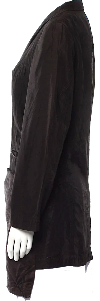COMME des GARÇONS JAPAN. TRICOT.  Black Acetate Vintage Late 1980's - Early 1990's Jacket
