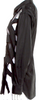 Comme des Garçons Japan. SHIRT.  Black/Grey Printed Long Sleeve Button-Up Top