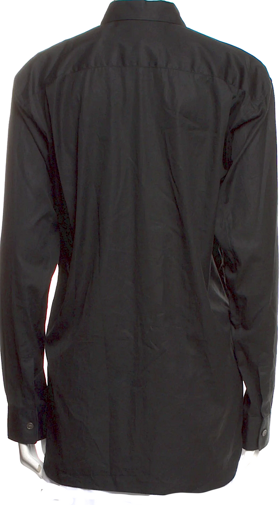Comme des Garçons Japan. SHIRT.  Black/Grey Printed Long Sleeve Button-Up Top
