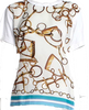 Comme des Garçons Japan. Girl Label  Cotton Graphic Print Crew Neck Shirt
