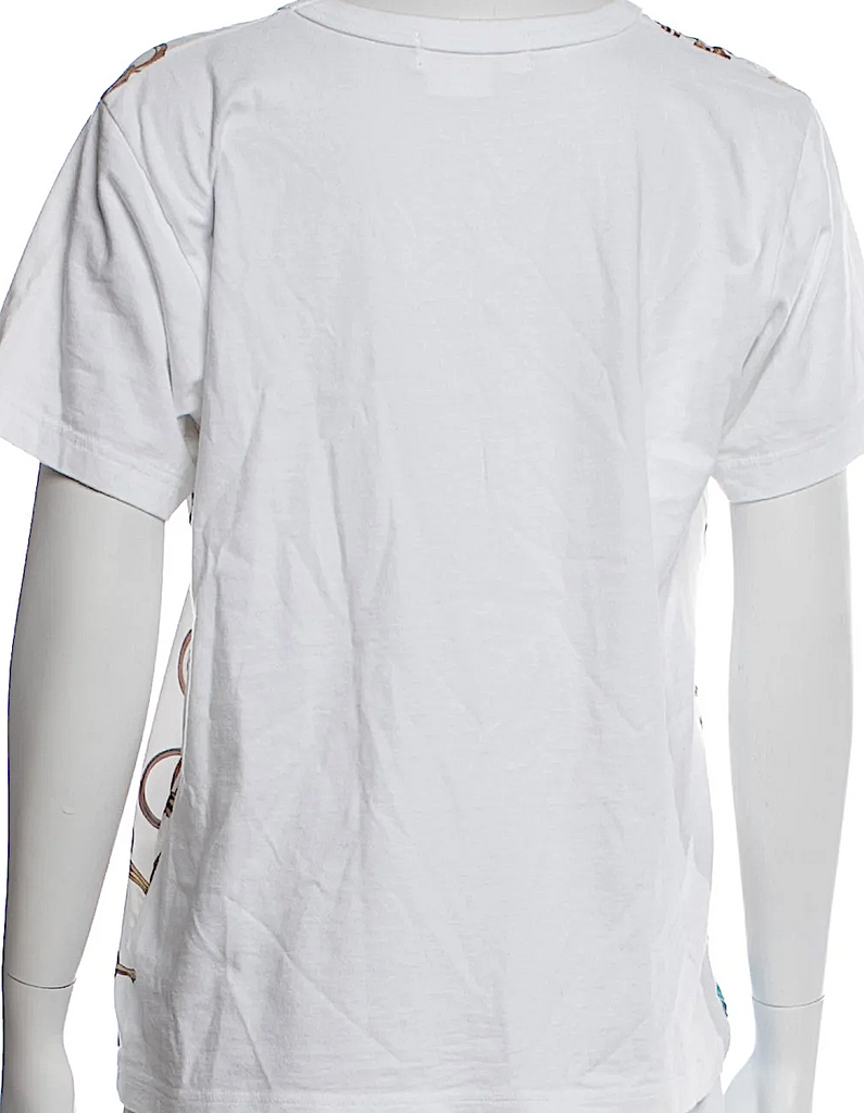 Comme des Garçons Japan. Girl Label  Cotton Graphic Print Crew Neck Shirt