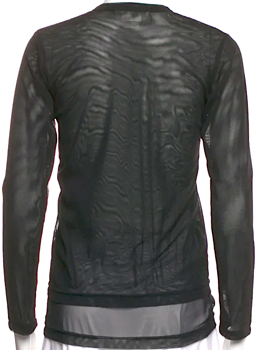 Comme des Garçons Japan. Polytech Crew Neck Long Sleeve Top