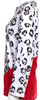 Comme des Garçons  Japan. White Animal Print Crew Neck Top